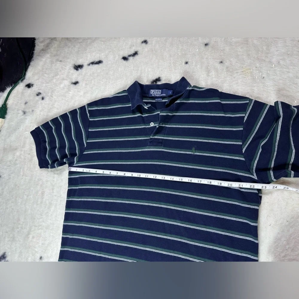 Polo Ralph Lauren Men's Dark Blue Short Sleeve Polo Shirt Size Large